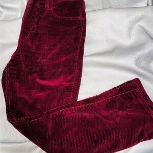 Universal Thread Maroon Corduroy Trousers